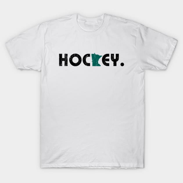 MN HOCKEY X T-Shirt by mjheubach